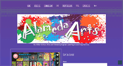 Desktop Screenshot of alamedaarts.com